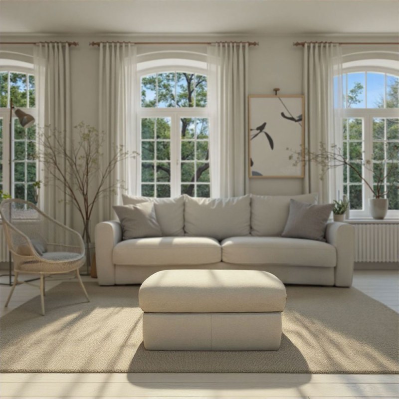 G Plan G Plan Kingsbury Storage Footstool in Leather