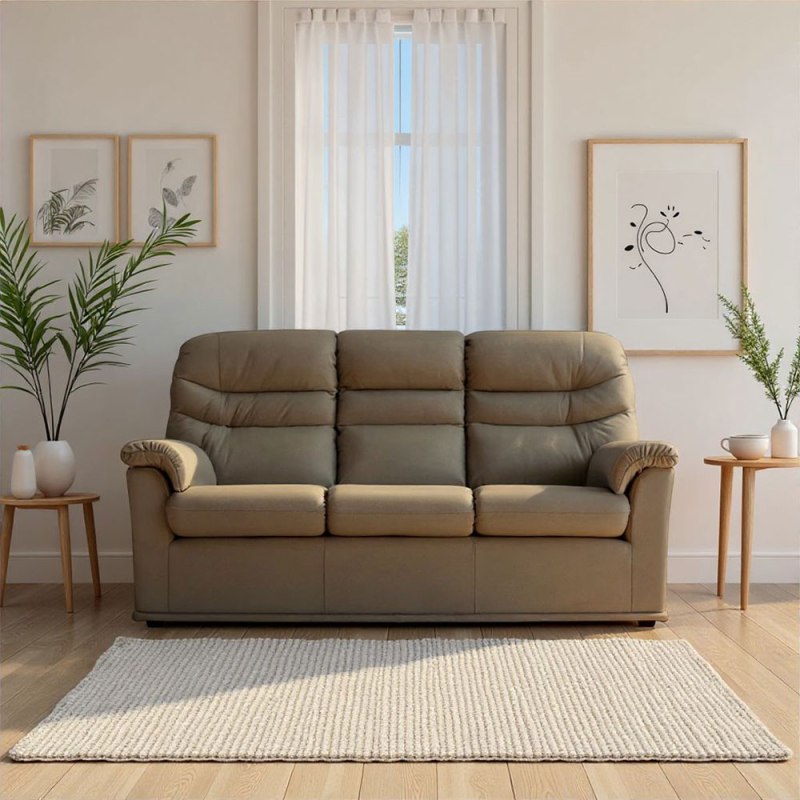 G Plan G Plan Malvern 3 Seater (3 Cushion) Sofa in Leather