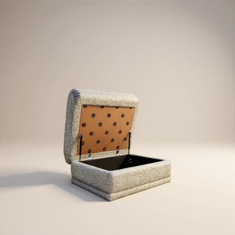 G Plan Malvern Storage Footstool in Fabric
