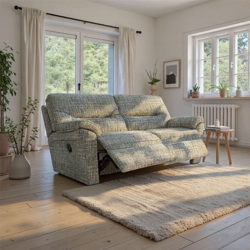 G Plan G Plan Seattle 3 Seater Double Recliner in Fabric