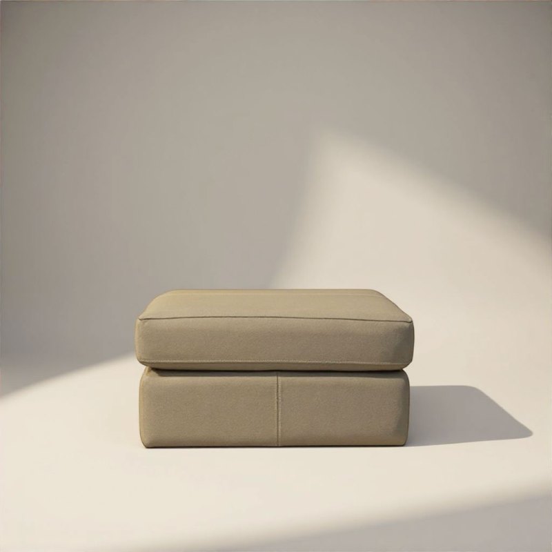 Seattle Footstool Leather Main Image HF