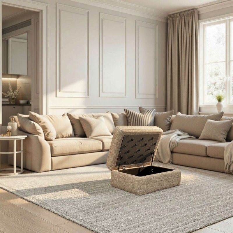 G Plan G Plan Seattle Storage Footstool in Fabric