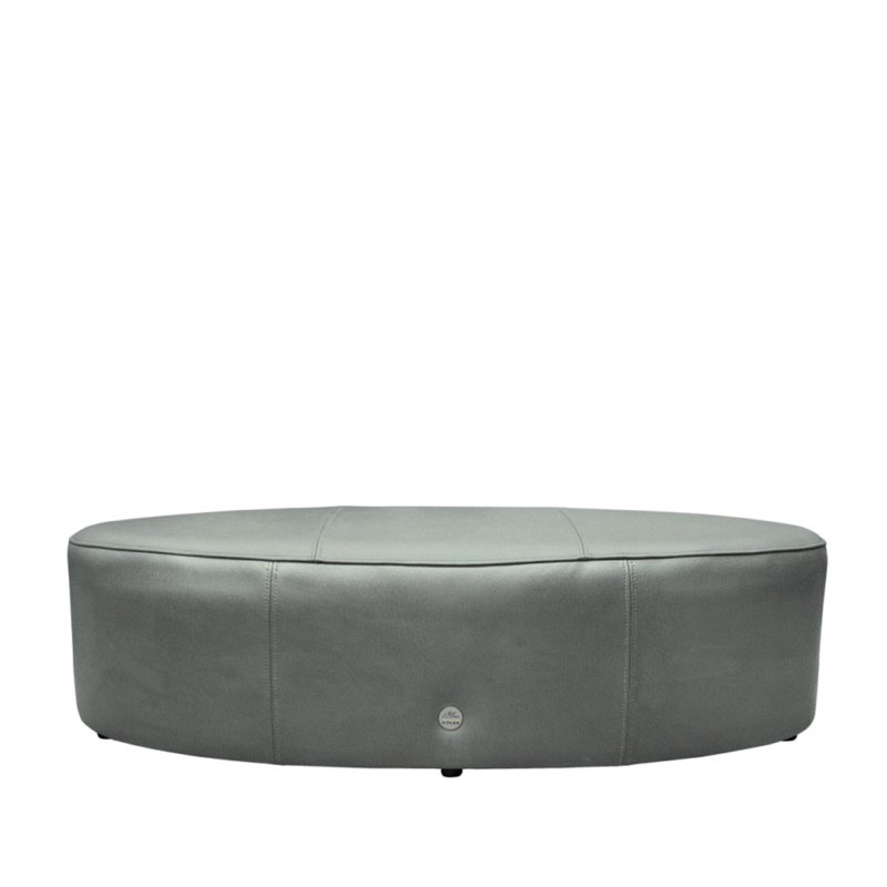 Jay Blades X Jay Blades x G Plan Allen Oval Footstool in Leather