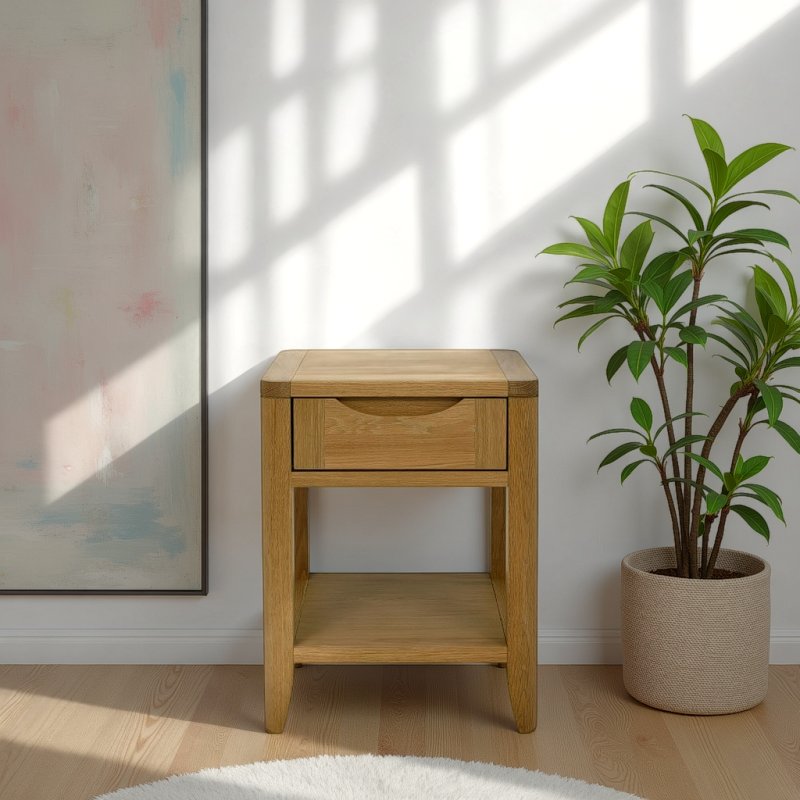 Bentley Designs Chester Oak Lamp Table