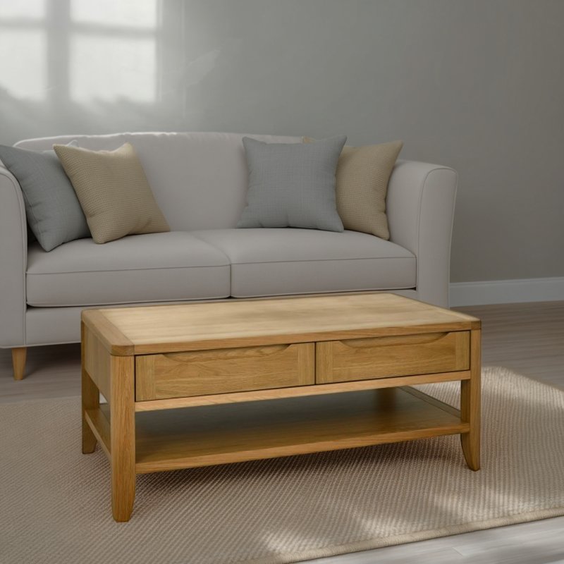 Bentley Designs Chester Oak Coffee Table