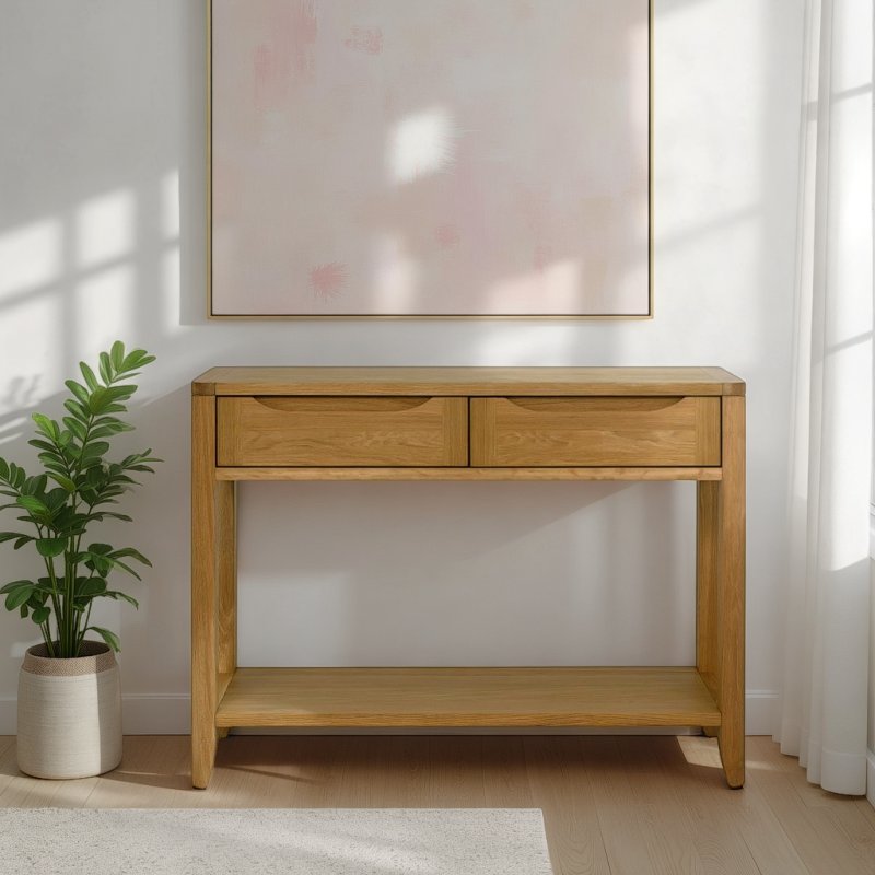 Bentley Designs Chester Oak Console Table