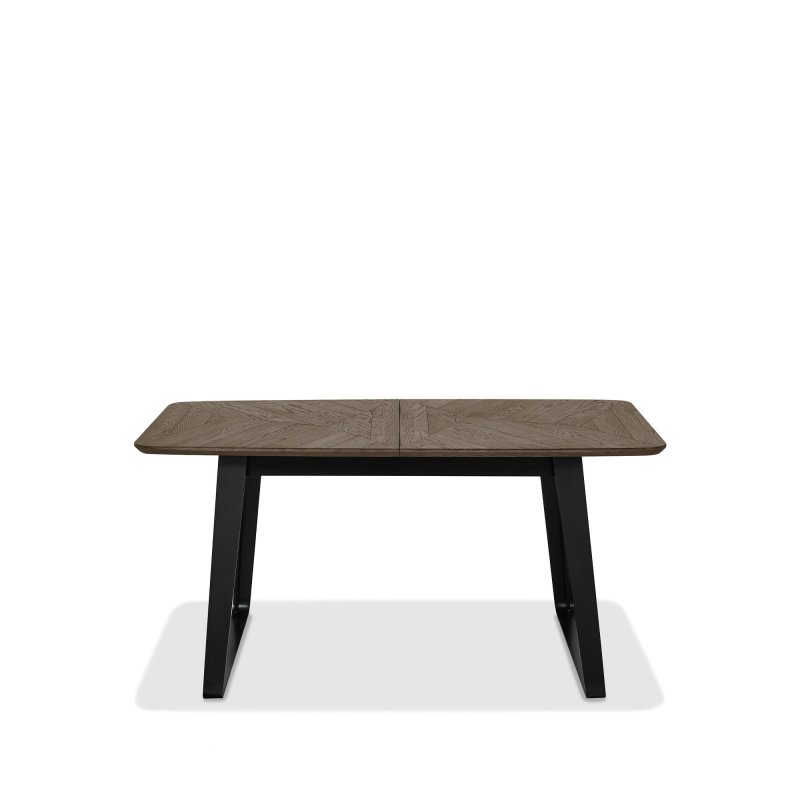 Bentley Designs Emerson Weathered Oak & Peppercorn 4-6 Extension Dining Table