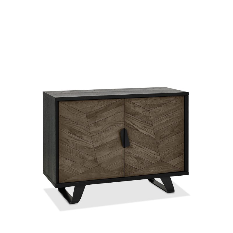 Bentley Designs Emerson Weathered Oak & Peppercorn Narrow Sideboard