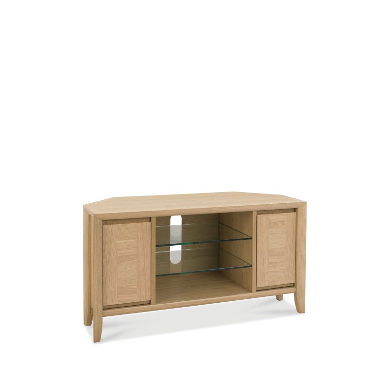 Bentley Designs Bergen Oak Corner Entertainment Unit