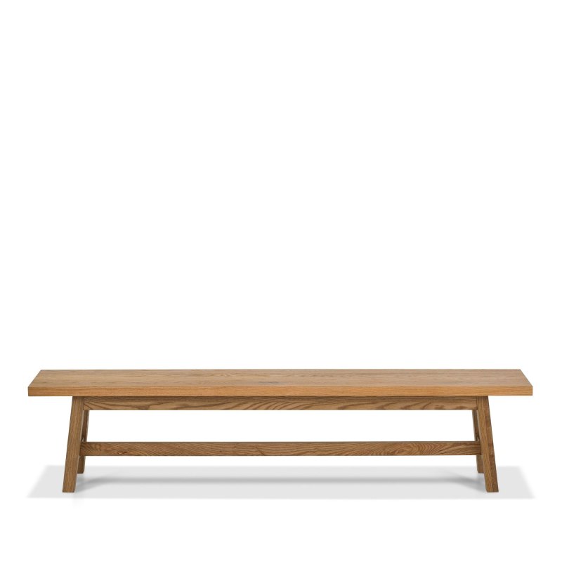 Bentley Designs Camden Rustic Oak Large Bench