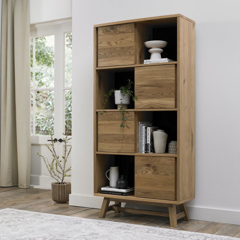 Bentley Designs Camden Rustic Oak Display Cabinet