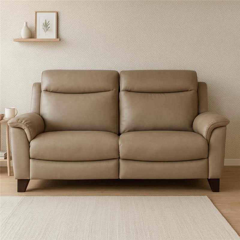 Parker Knoll Manhattan Large 2 Seater Sofa Static in Leather