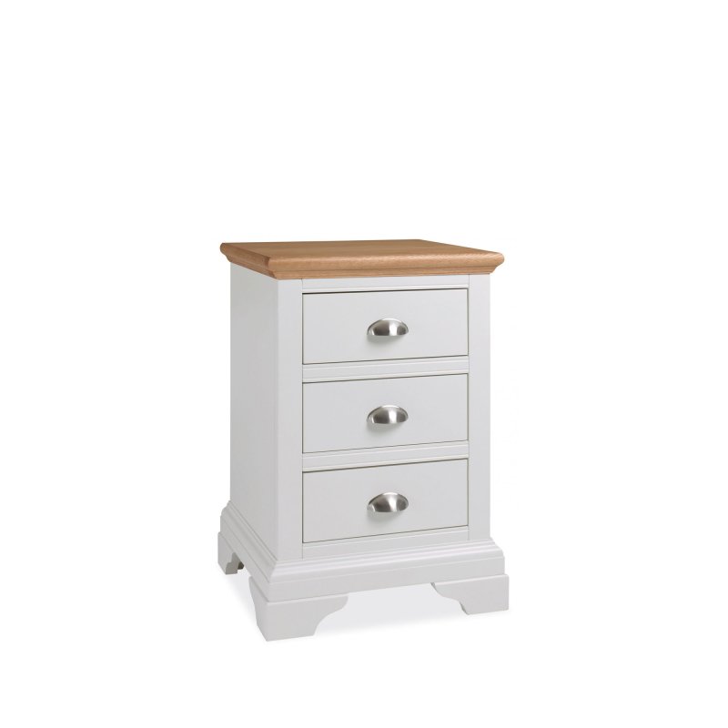 Bentley Designs Hampstead Two Tone 3 Drawer Nightstand