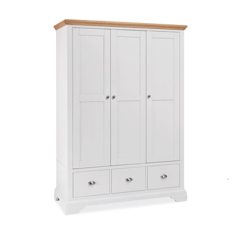 Bentley Designs Hampstead Two Tone Triple Wardrobe