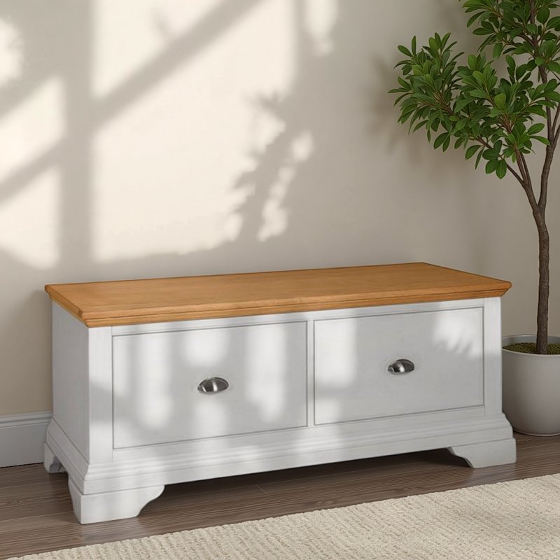 Bentley Designs Hampstead Two Tone Blanket Box