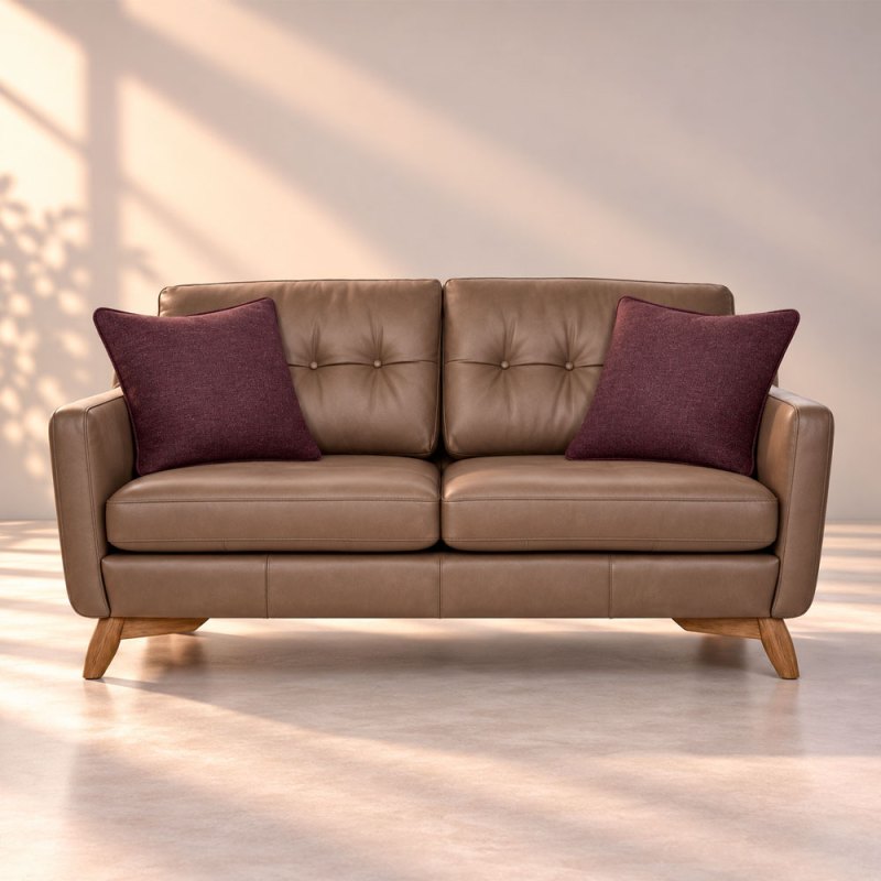 Cosenza Medium Sofa Leather Main Image HF