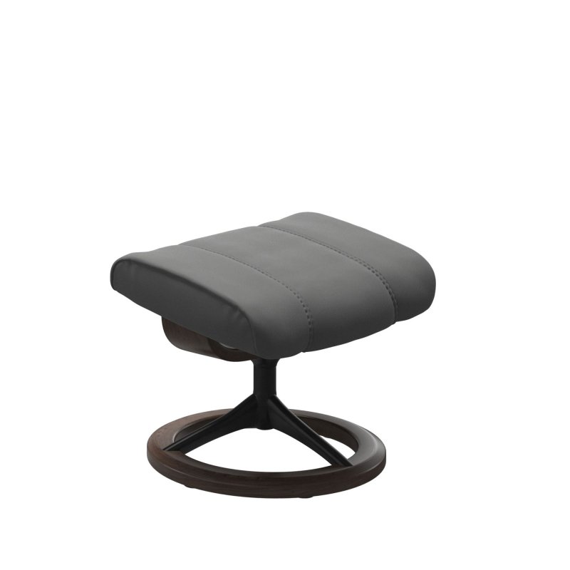Stressless Stressless Consul Footstool in Leather, Signature Base