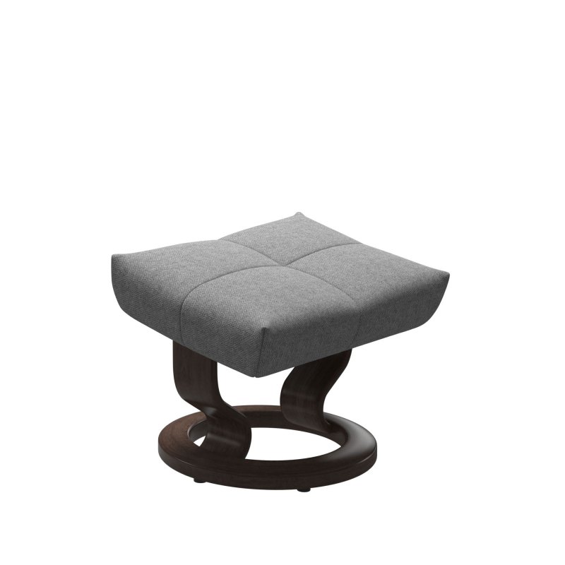 Stressless Stressless David Footstool in Fabric, Classic Base