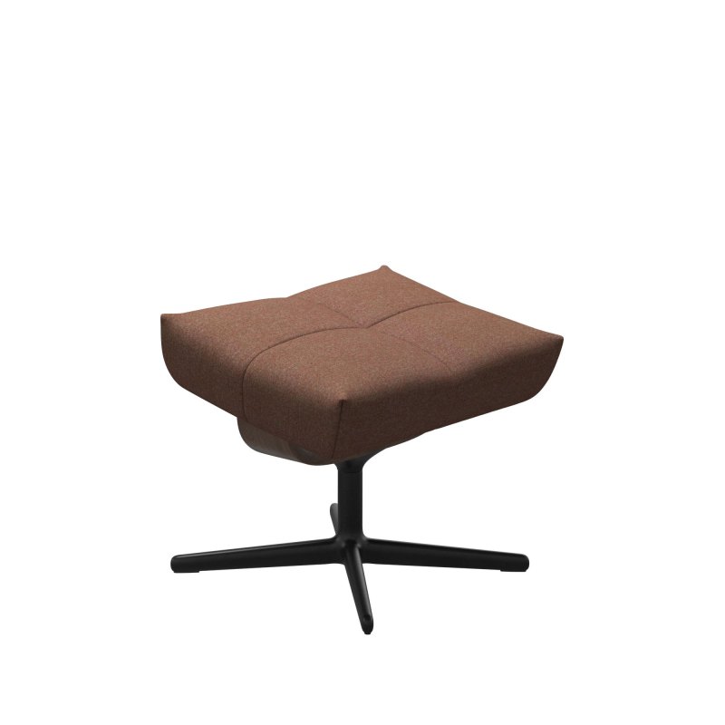 Stressless Stressless David Footstool in Fabric, Cross Base