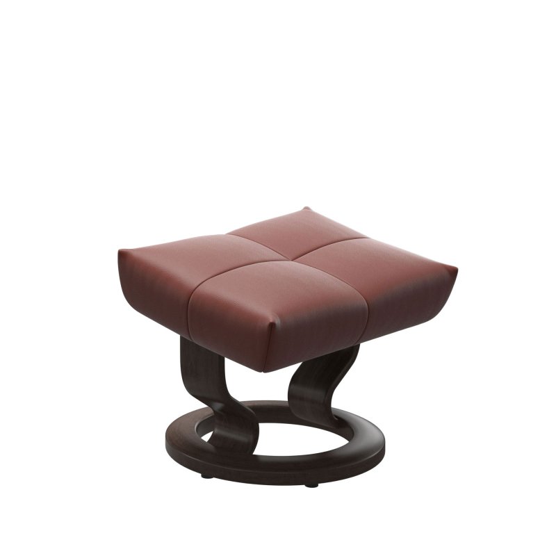 Stressless Stressless David Footstool in Leather, Classic Base