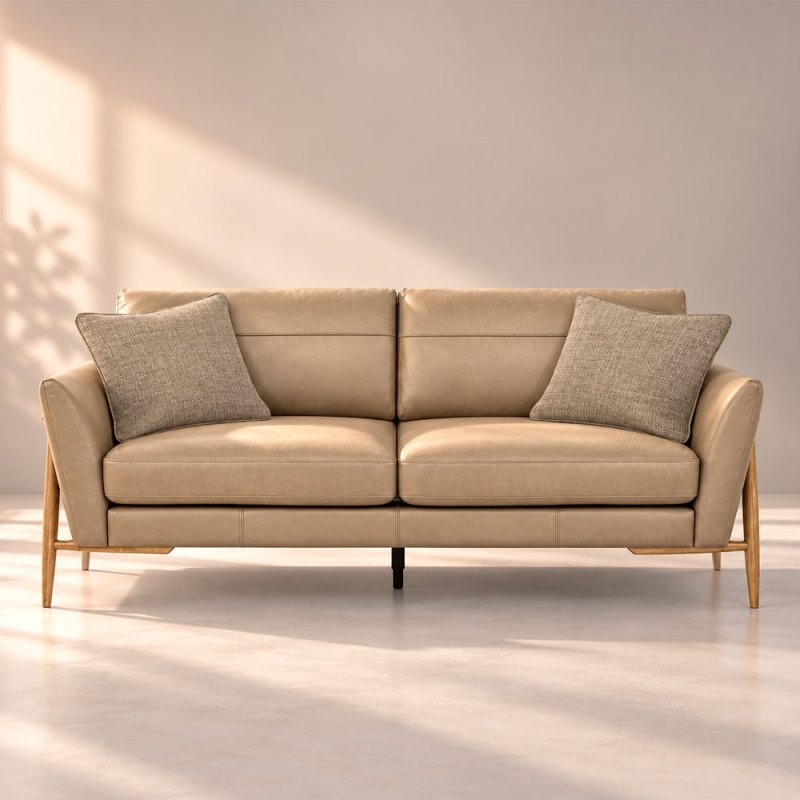 Forli Medium Sofa Leather Main Image HF