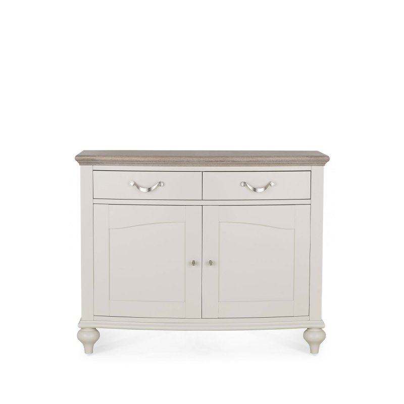 Bentley Designs Montreux Washed Oak and Soft Grey Narrow Sideboard