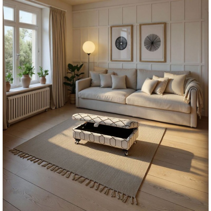 Alstons Upholstery Fleming Legged Ottoman