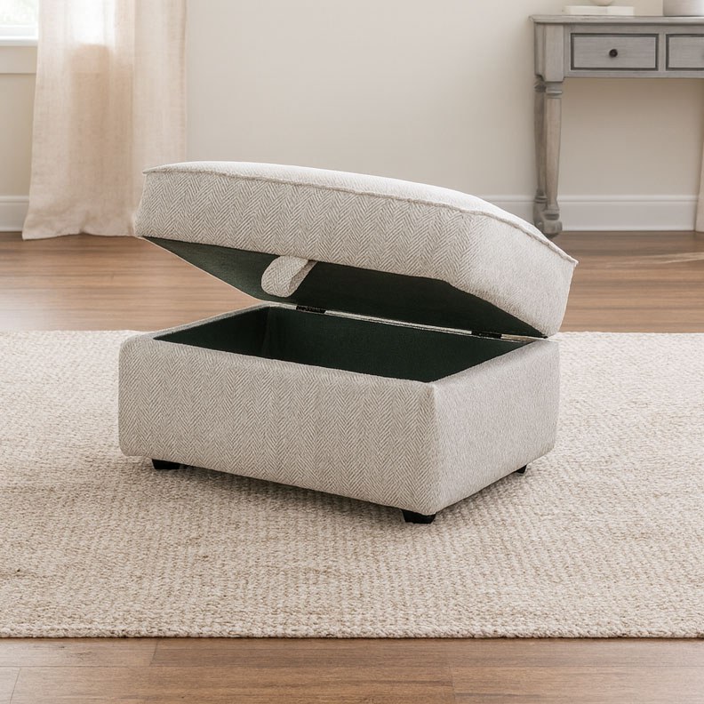 Alstons Upholstery Lancaster Storage Stool