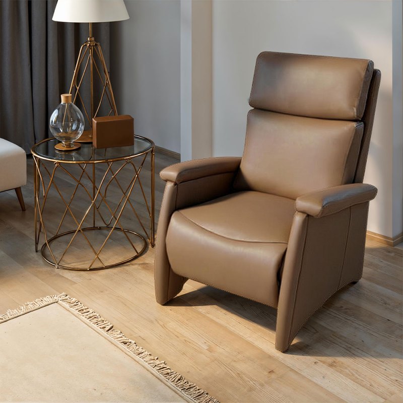 Gradi Lotus Armchair in Leather