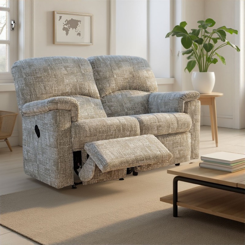 G Plan G Plan Chloe 2 Seater Double Recliner in Fabric
