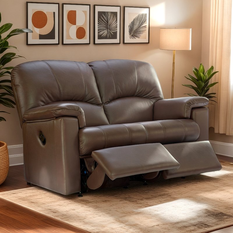G Plan G Plan Chloe 2 Seater Double Recliner in Leather