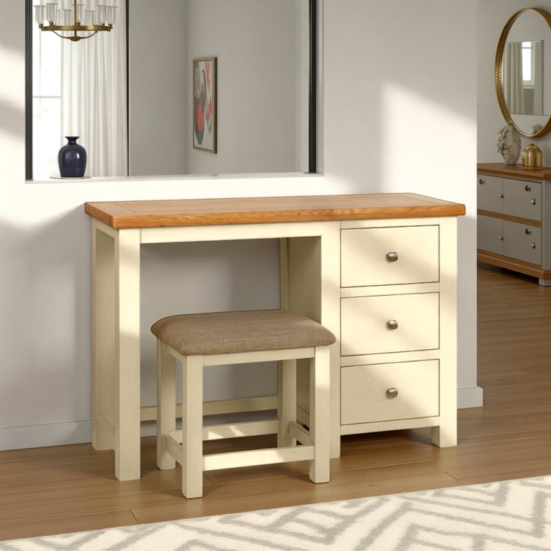 H Collection Arundel Ivory Dressing Table and Stool