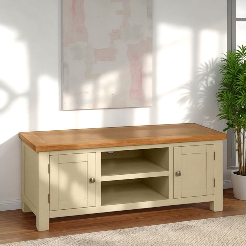 H Collection Arundel Ivory Large Tv Unit