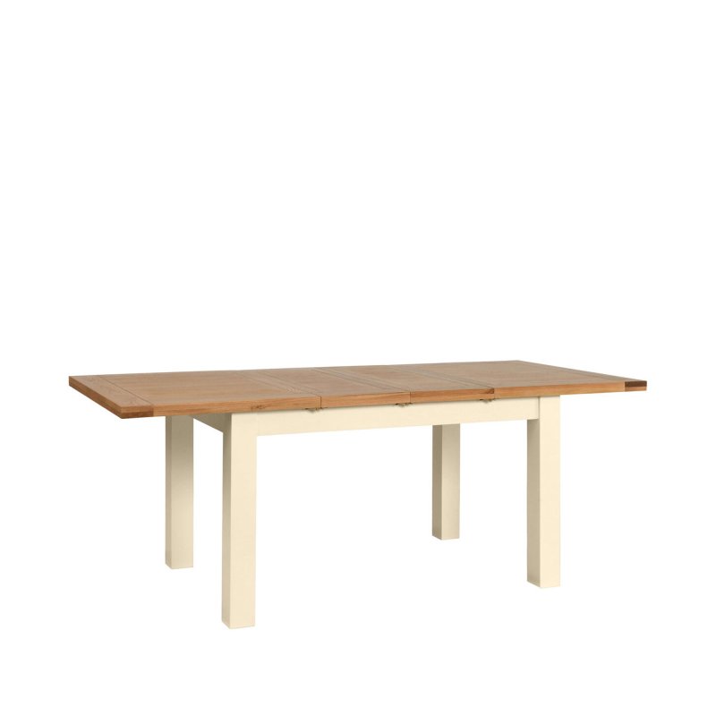 H Collection Arundel Light Oak Dining Table With 2 Extensions 132-198 X 90