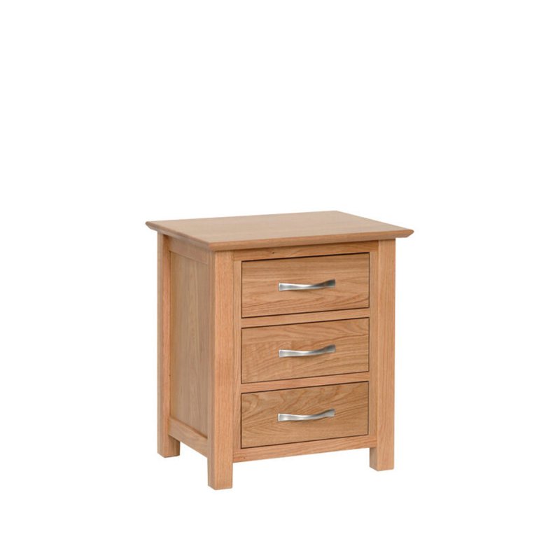 H Collection Balmoral 3 Drawer Bedside