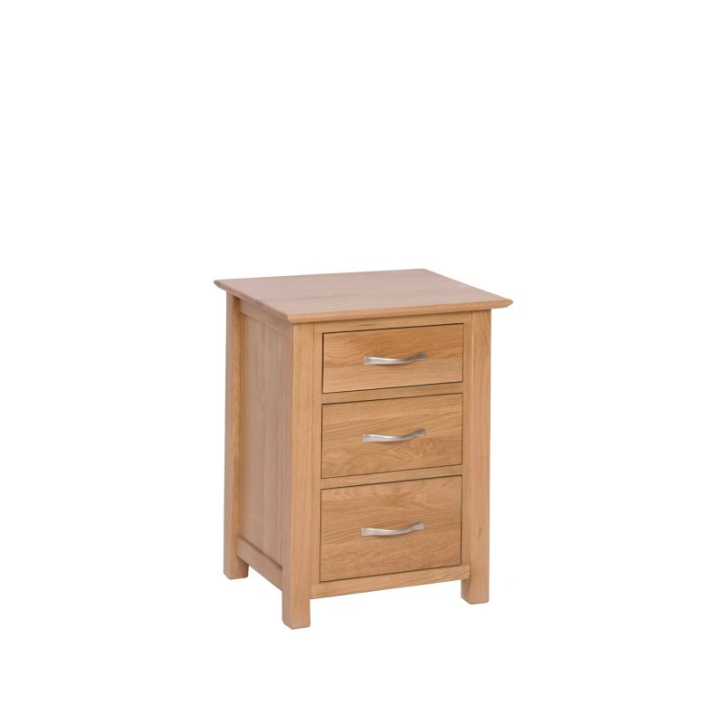 H Collection Balmoral 3 Drawer High Bedside