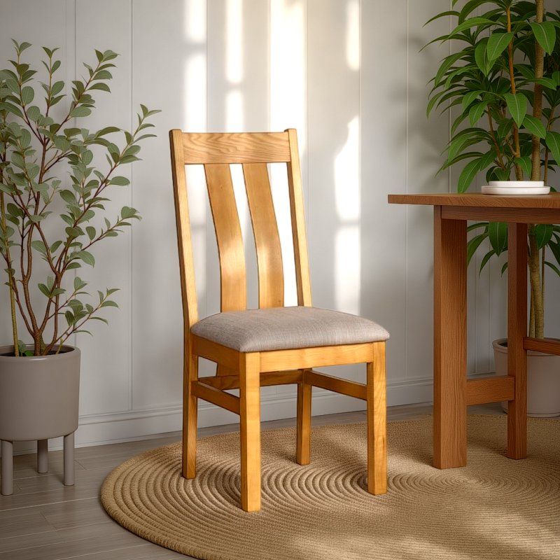 H Collection Balmoral Arizona Chair Fabric Seat Pad