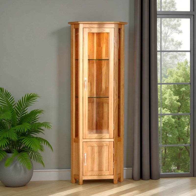 H Collection Balmoral Corner Display Cabinet
