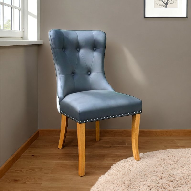 H Collection Balmoral Hug Chair Grey