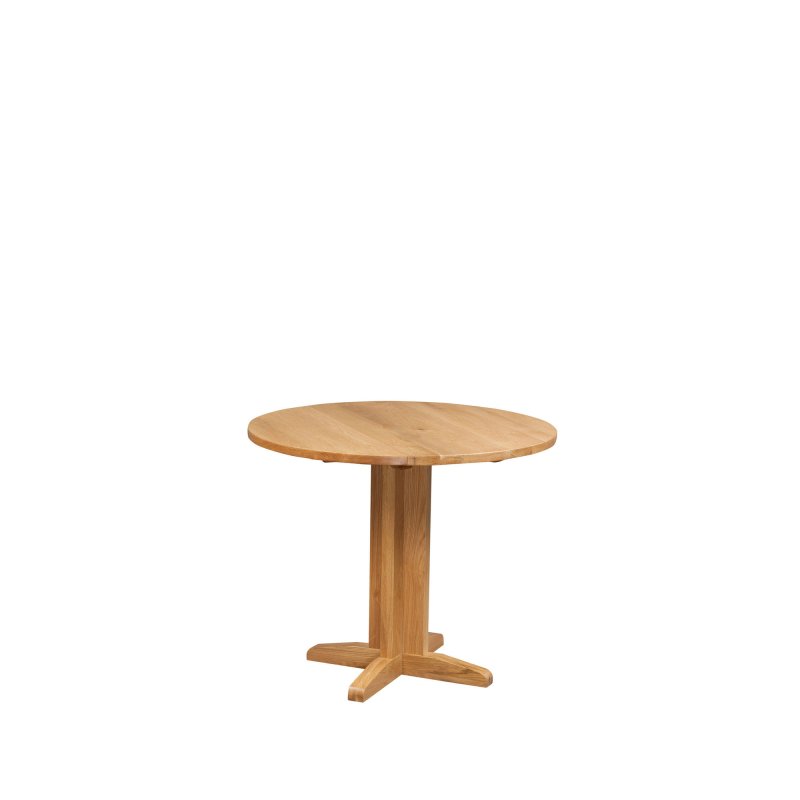 H Collection Balmoral Round Drop Leaf Table