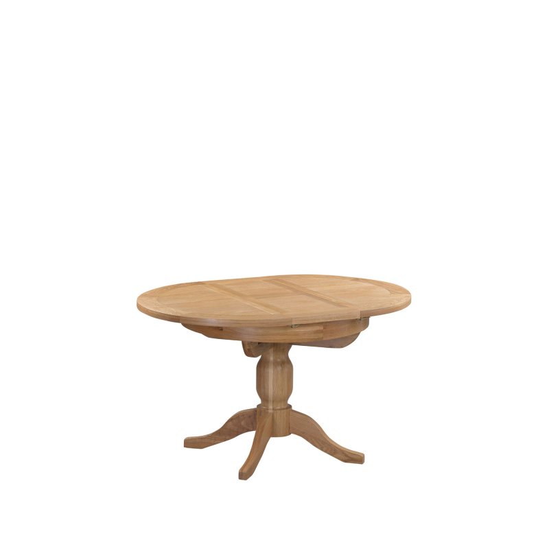 H Collection Balmoral Round Extending Pedestal Table