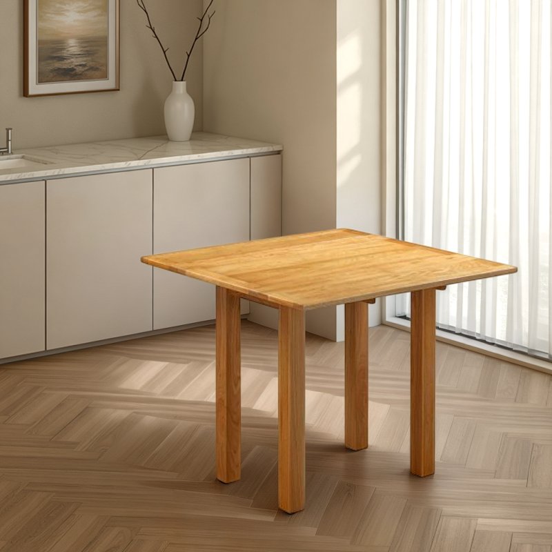 H Collection Balmoral Square Drop-Leaf Table