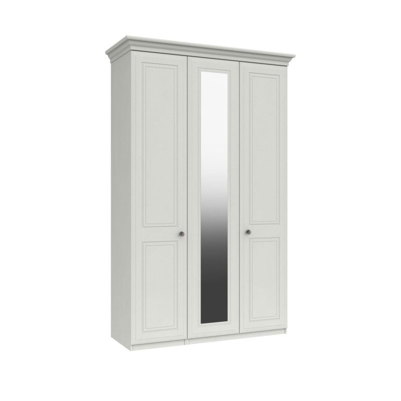 H Collection Horton Tall 3 Door Robe with Mirror