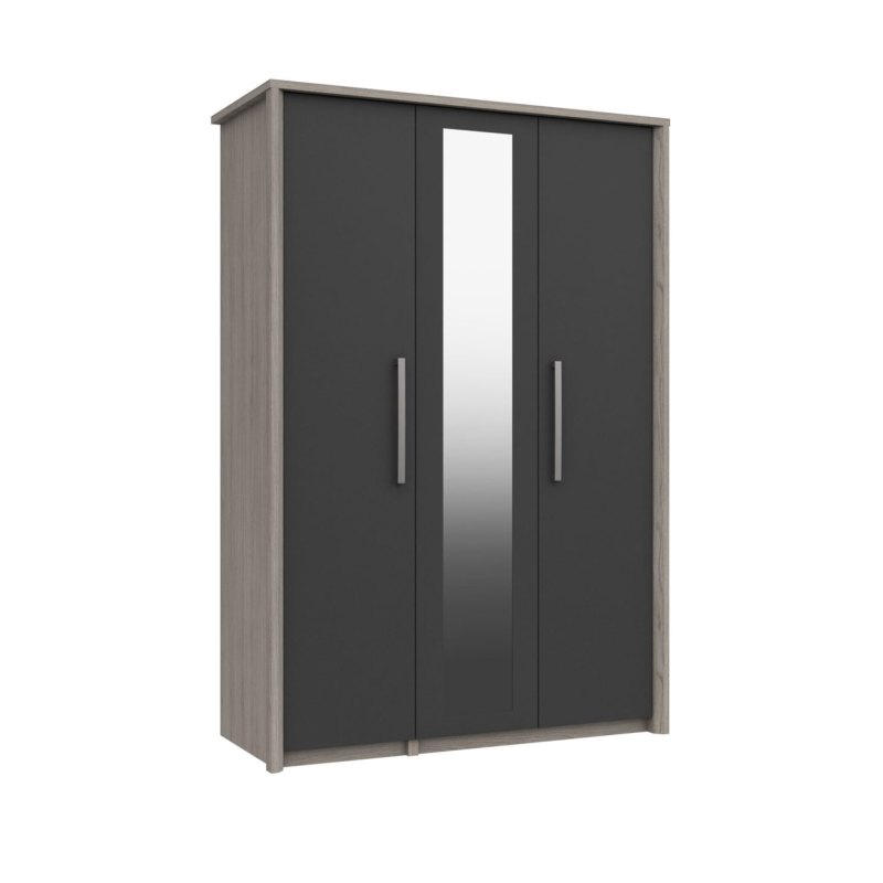 H Collection Foxbury 3 Door Robe with Mirror