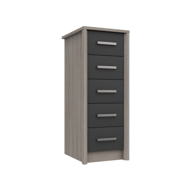 H Collection Foxbury 5 Drawer Tallboy