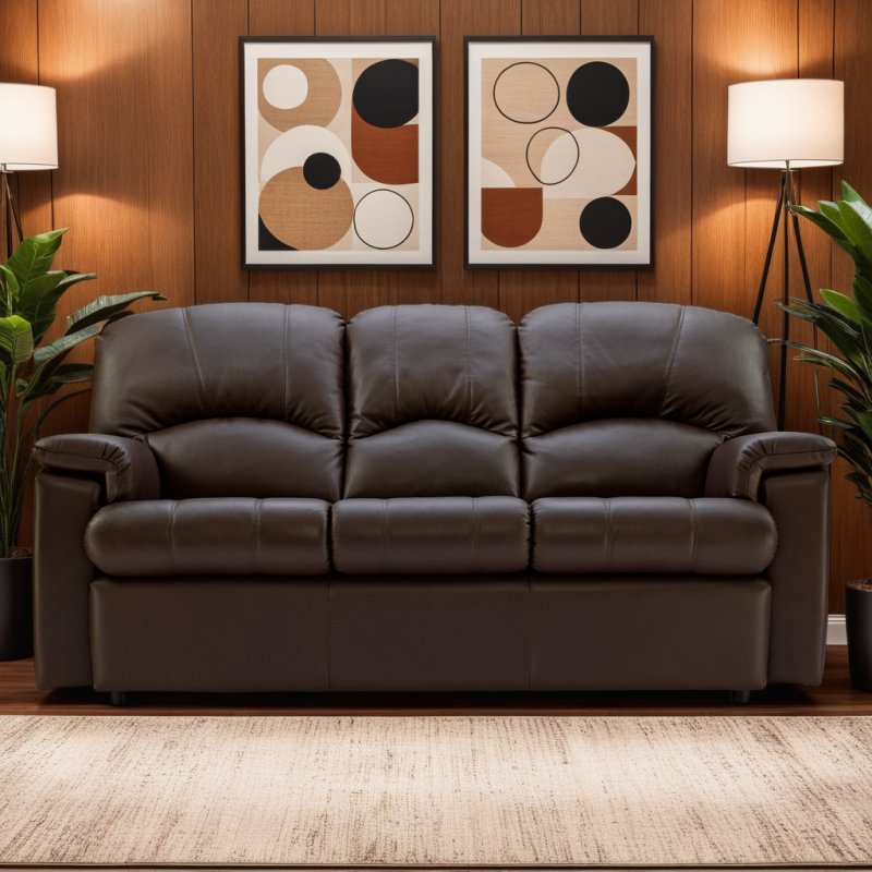 G Plan G Plan Chloe 3 Seater Sofa in Leather