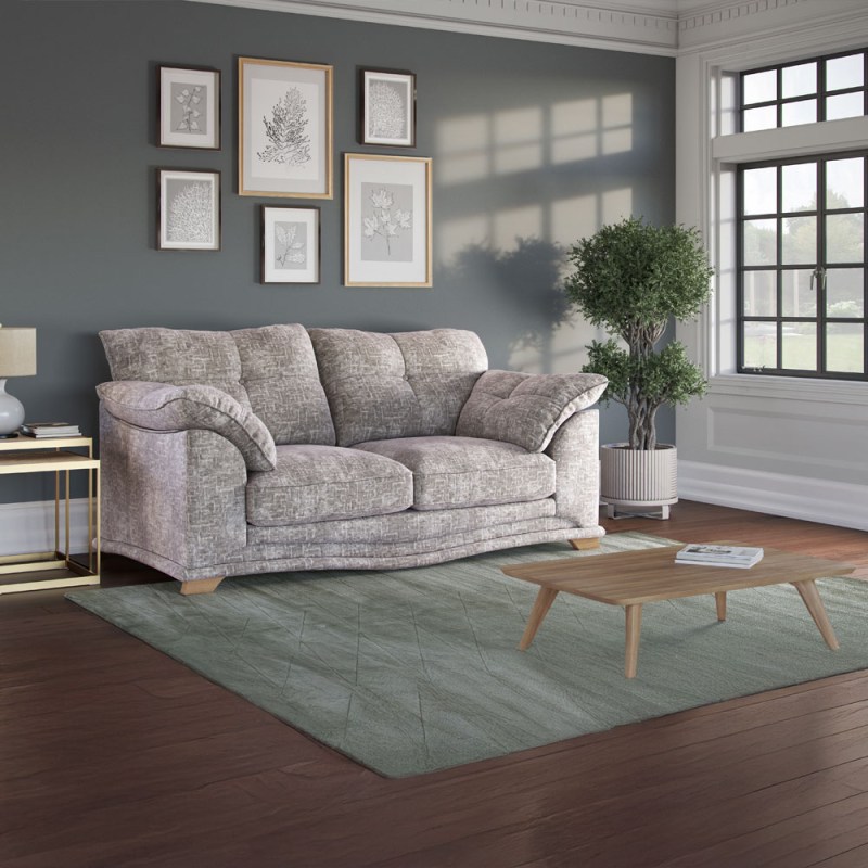 H Collection Stephany 2 Seater Sofa in Fabric