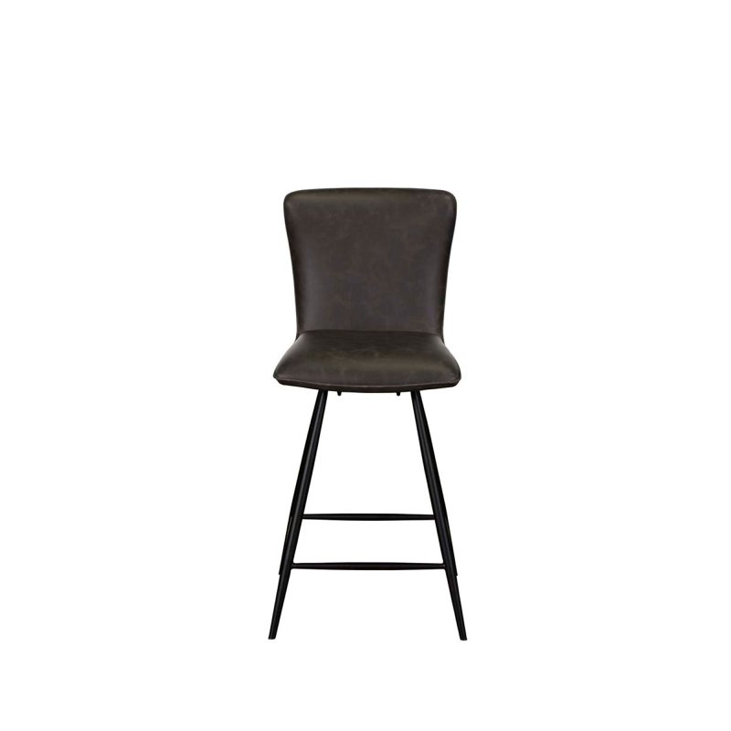 Baker Furniture Ella Counter Chair PU Pair
