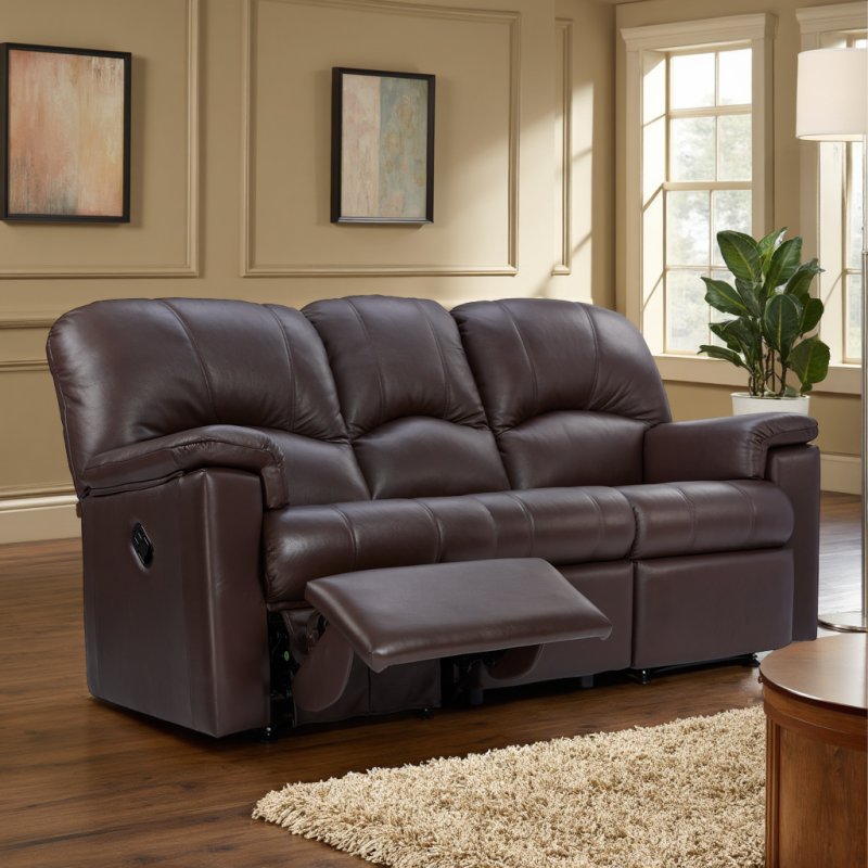 G Plan G Plan Chloe 3 Seater Recliner in Leather