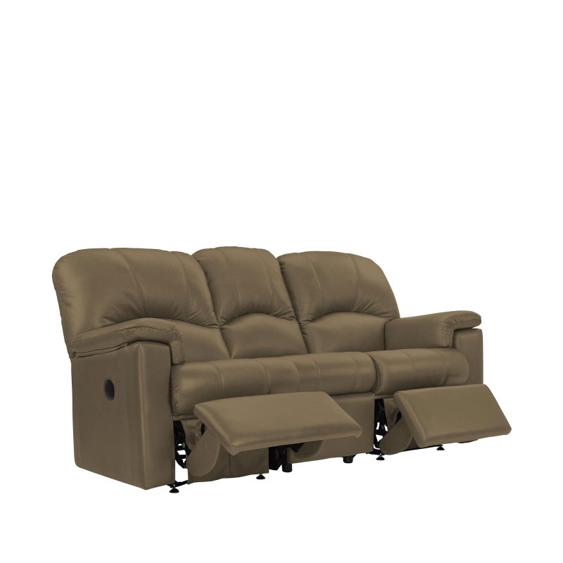 G Plan G Plan Chloe 3 Seater Double Recliner in Leather